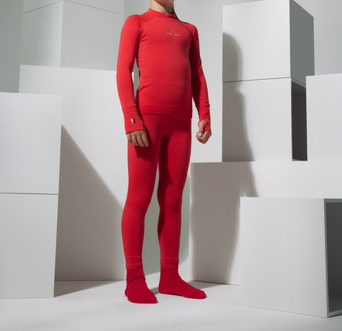 Kids Sports Base Layer top Premium Quality Red