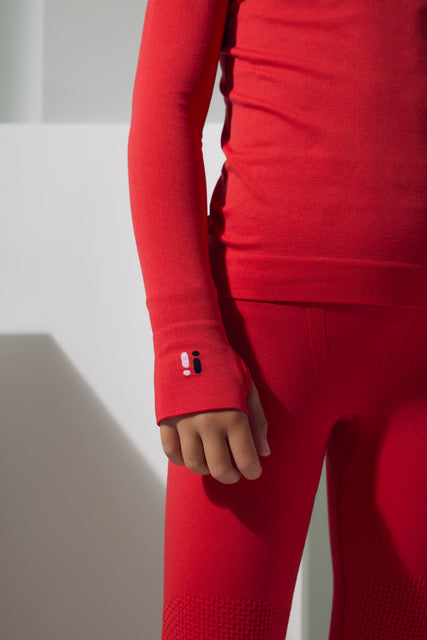 Kids Sport Red BaseLayer trousers Leggings Premium Quality